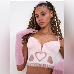 Heart bustier